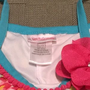 Toddler floral jumper dress👗🙏🏿🌈📦